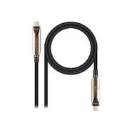 nanocable usb-c/m a usb-c/m 60w 5m negro (10.01.4605)