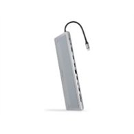 hub conversor nanocable usb-c 12 en 1 gris (10.16.1012)