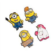 set 4 pins minions
