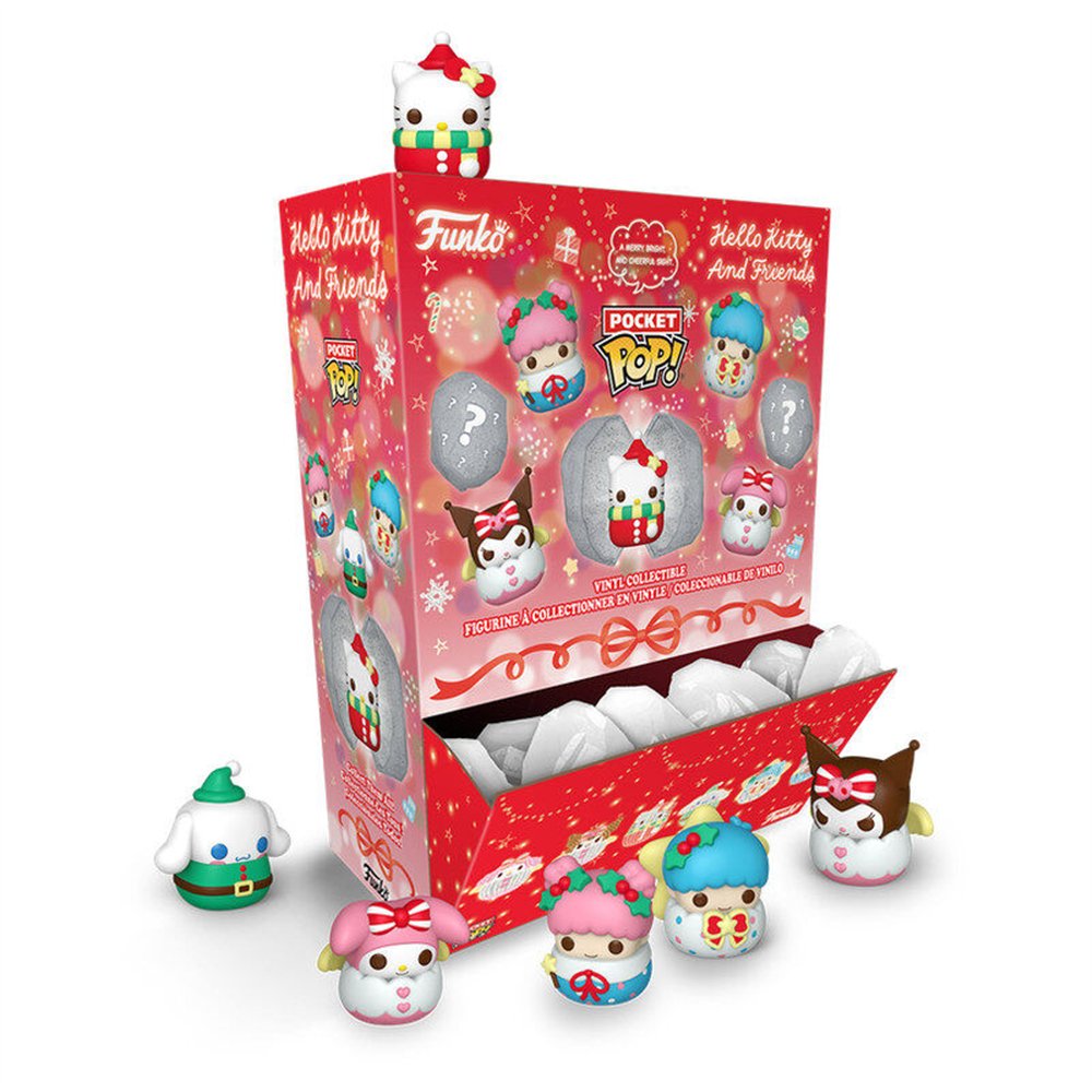 figura mystery pocket pop snowballs hello kitty surtido