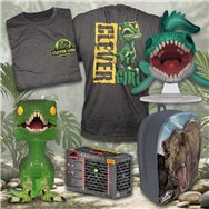 pack oferta funko 2 pops + camiseta m + mochila jurassic world