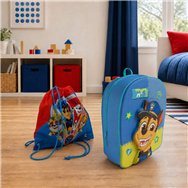 pack oferta mochila + saco patrulla canina