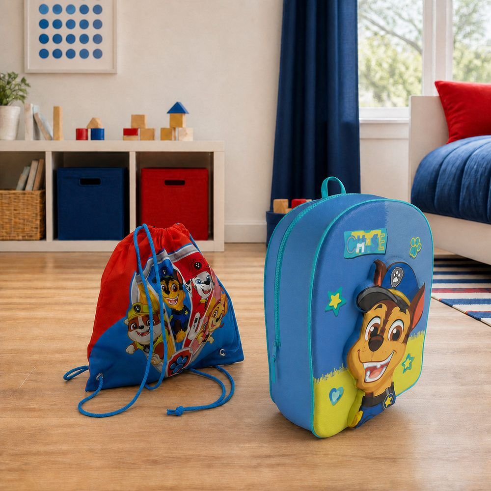 pack oferta mochila + saco patrulla canina
