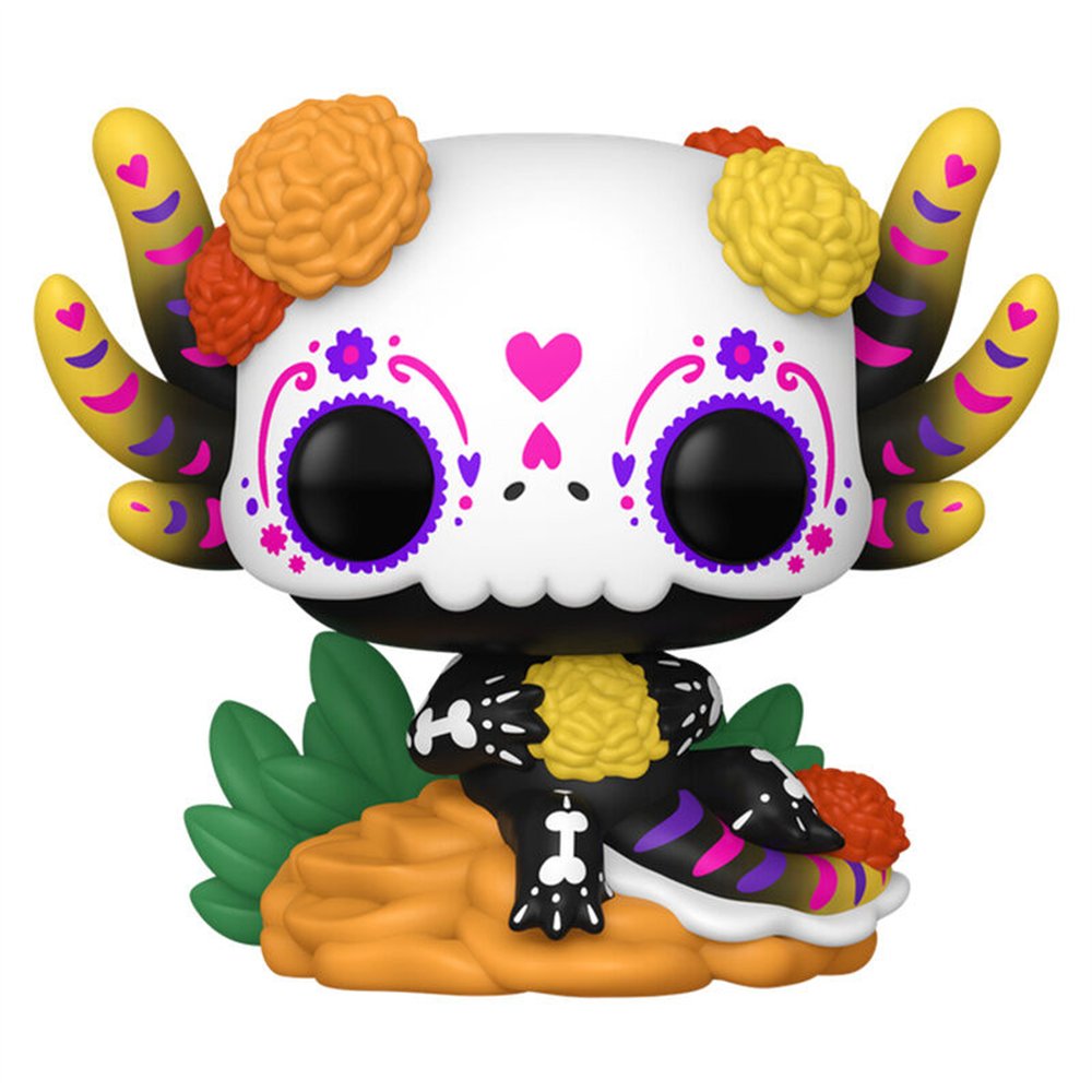 figura pop dia de los muertos ajolote