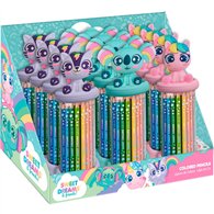 set 12 lapices de colores 3d sweet dreams surtido