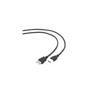 cable extensor gembird usb 2.0 tipo-a macho a usb tipo-a hembra 4.5m negro ccp-usb2-amaf-15c