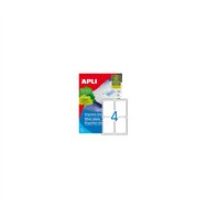 apli etiquetas adhesivas 100 hojas blanco