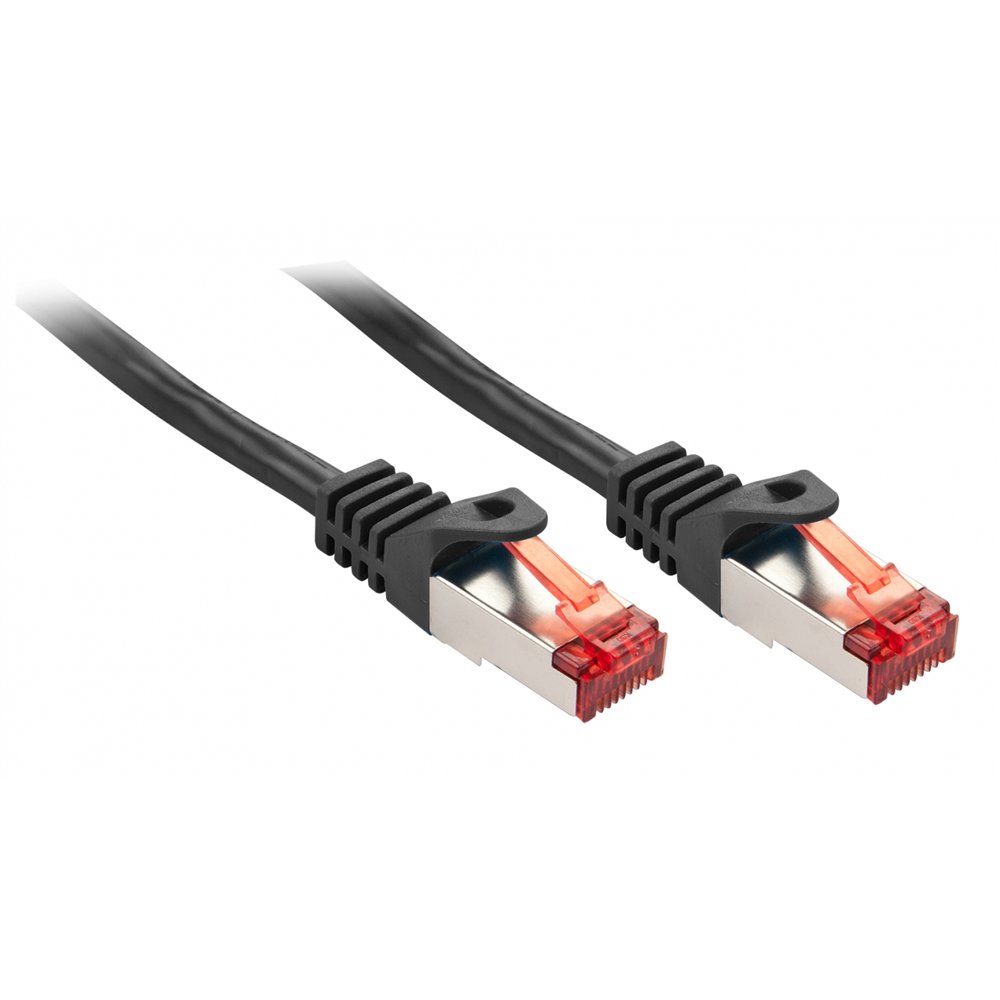 lindy cat.6 s/ftp 10m cable de red negro cat6 s/ftp (s-stp)