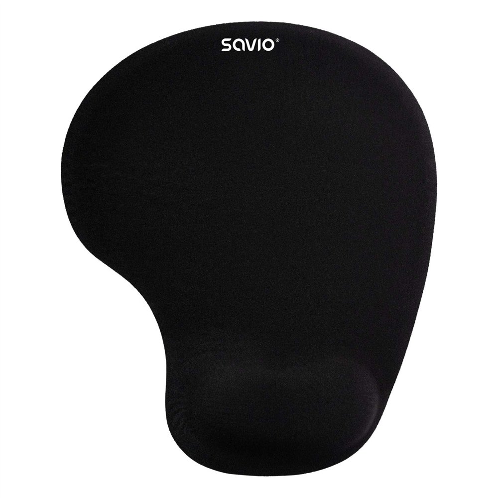 savio mp-01b mouse pad black negro
