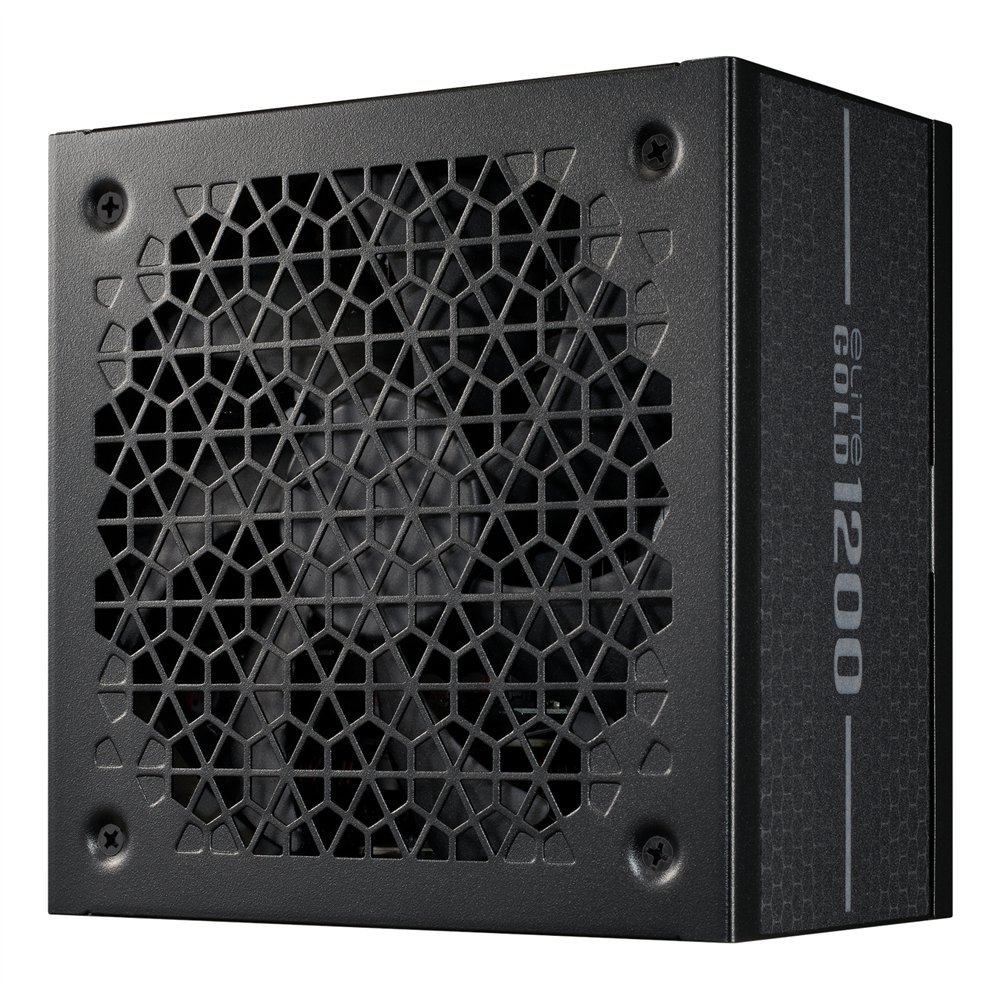 cooler master elite gold 1200 unidad de fuente de alimentación 1200 w 24-pin atx atx negro