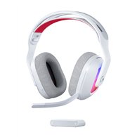logitech g auriculares inalámbricos astro a20 x lightspeed para gaming para ps5, xbox, switch y pc con playsync audio de dos sis