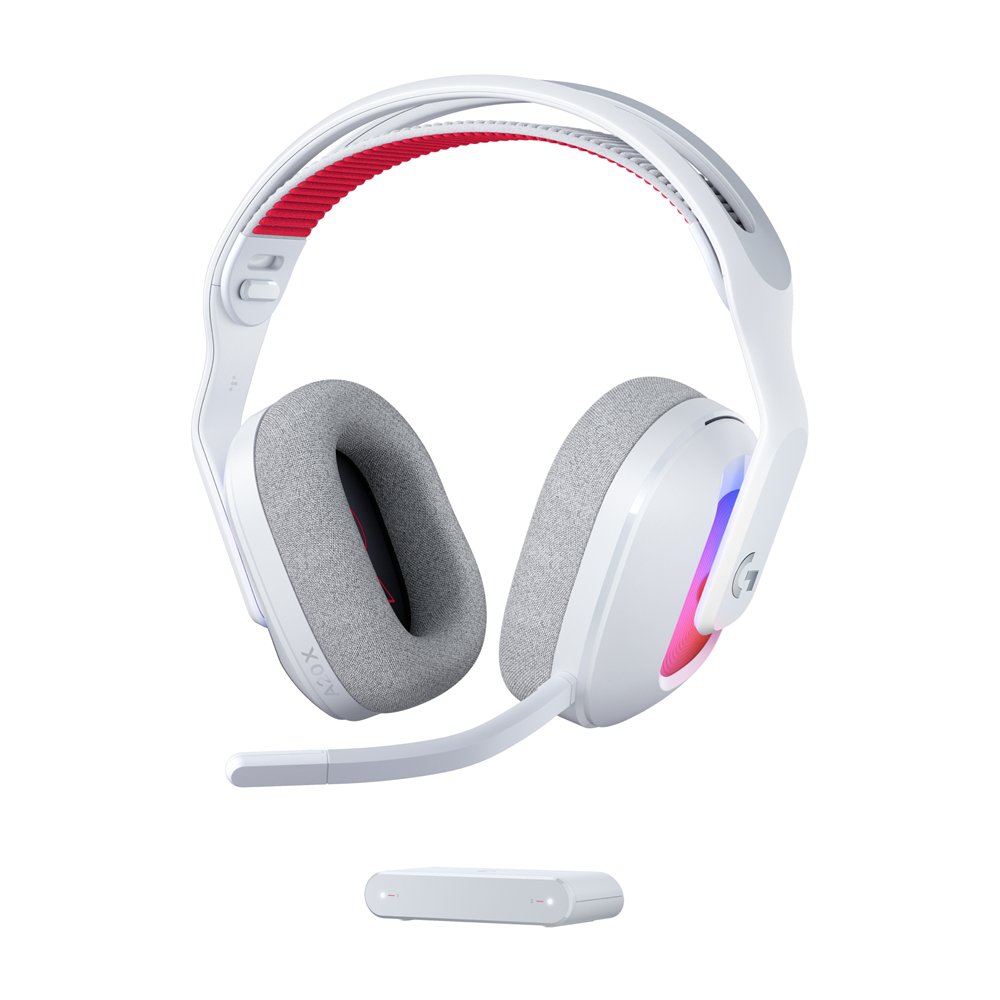 logitech g auriculares inalámbricos astro a20 x lightspeed para gaming para ps5, xbox, switch y pc con playsync audio de dos sis