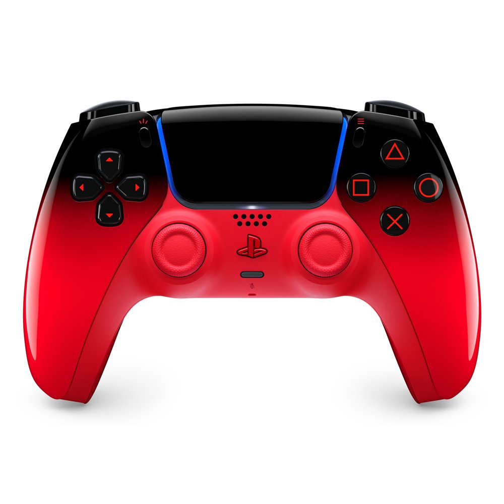 sony dualsense rojo, negro bluetooth/usb gamepad analógico/digital android, mac, pc, playstation 5, ios