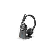 lindy l118 auriculares inalámbrico diadema oficina/centro de llamadas usb tipo c bluetooth base de carga negro