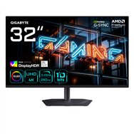 gigabyte mo32u24 monitor gaming oled 32” 4k uhd - 3840 x 2160, 240hz, 0.03ms, 300 cd/m², g-sync compatible, freesync premium pro
