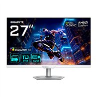 gigabyte m27up ice monitor de juego 27” 4k uhd - modo dual (4k 160hz o fhd 320hz), 3840 x 2160, 1ms, 350 cd/m², freesync premium