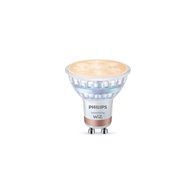 philips bombilla led intelig. gu10 cristal, 345 lm, paq. 2 ud.