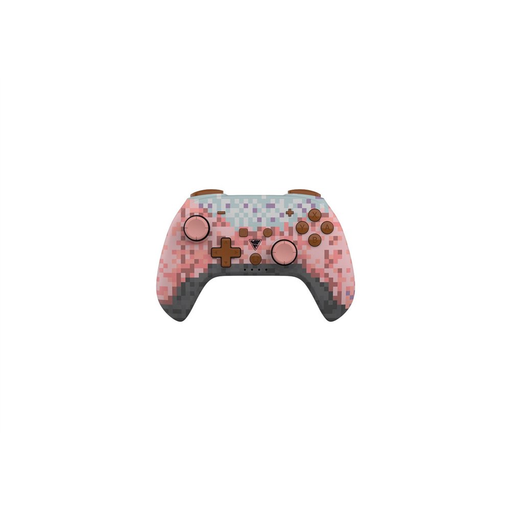 dragonshock poptop rosa, marrón, negro, azul claro, púrpura bluetooth gamepad analógico/digital nintendo switch, pc