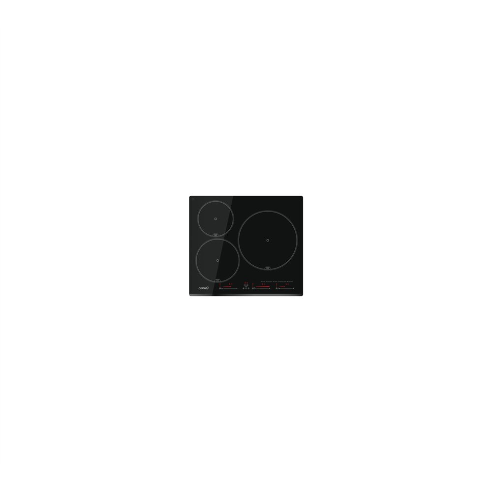 cata insb 6003e2 bk negro integrado 59 cm con placa de inducción 3 zona(s)