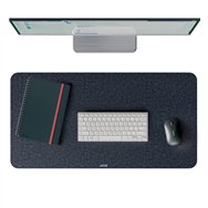leitz 53830089 protector de escritorio sentido gris oscuro