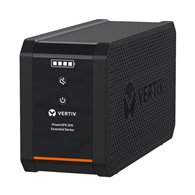 vertiv powerups 200 essential psa6e-600it-sch, 600va/315 w, avr, baterías sustituibles por el usuario, backup de batería, 4 toma