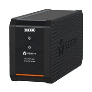 vertiv powerups 200 essential psa6e-600it-sch, 600va/315 w, avr, baterías sustituibles por el usuario, backup de batería, 4 toma