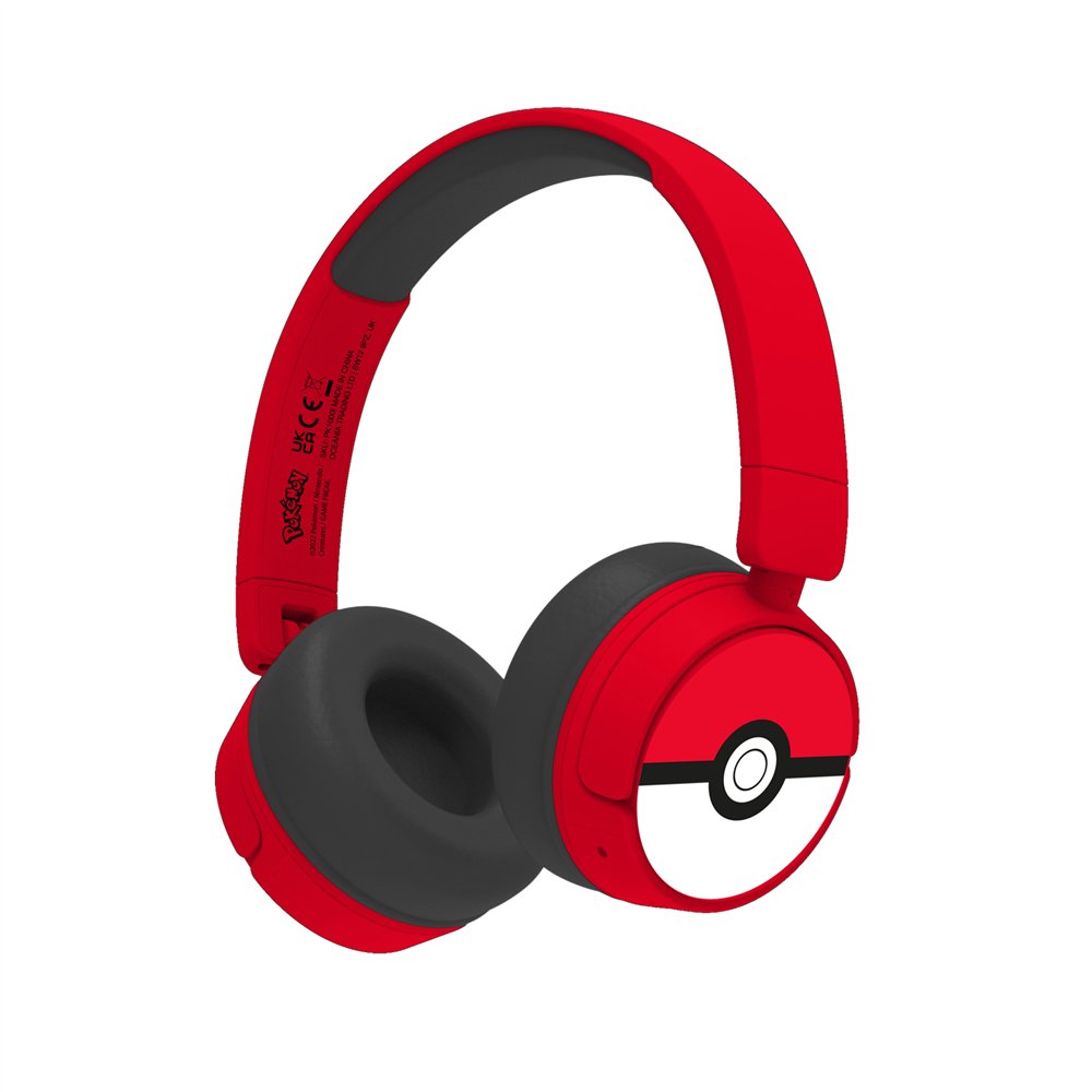 otl technologies pokémon pk1000 auricular y casco auriculares inalámbrico y alámbrico diadema juego usb tipo c bluetooth rojo, b