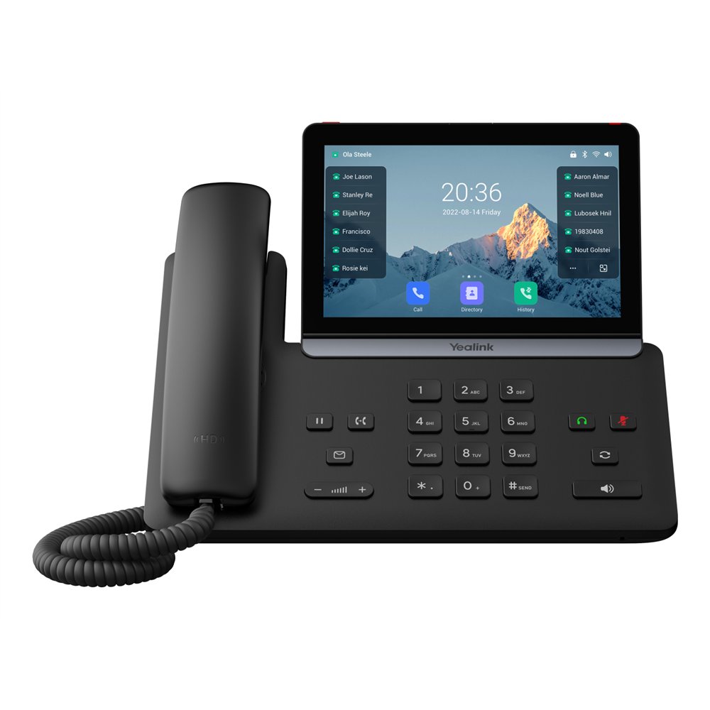 yealink t88w teléfono ip negro lcd