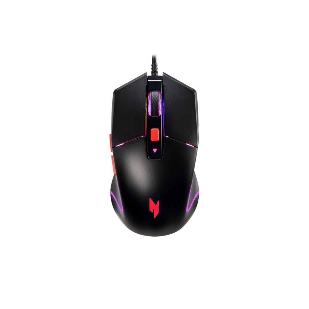 acer nmw100 ratón juego ambidextro 7200 dpi