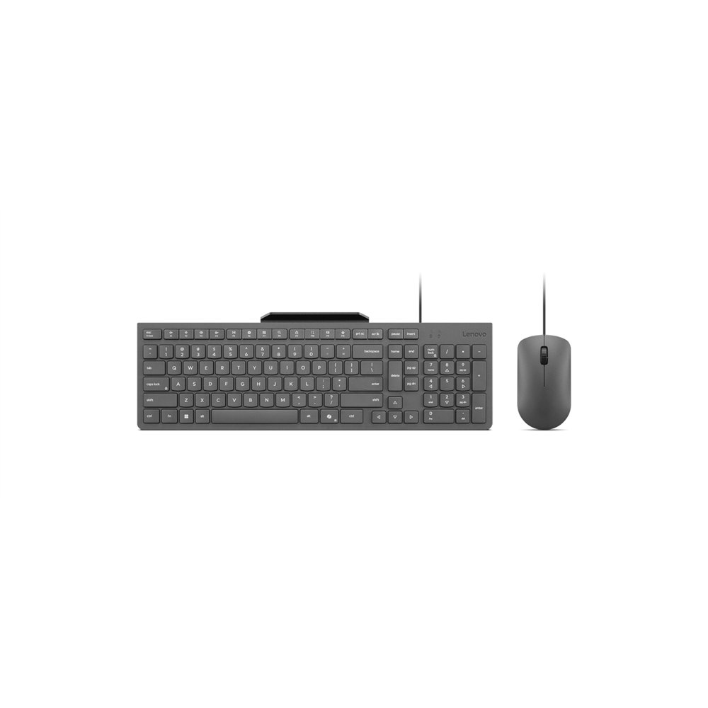 lenovo gx31r09794 teclado ratón incluido hogar / oficina usb español gris