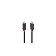 lindy 37000 cable usb usb4 gen 3x2 0,5 m usb c 40 gbit/s 240 w negro
