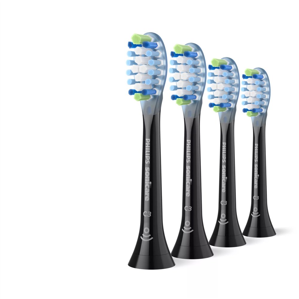 philips premium plaque defence hx9044/88 pack de 4 cabezales de cepillado
