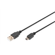 digitus cable de conexión usb-a - mini-b, 1 m
