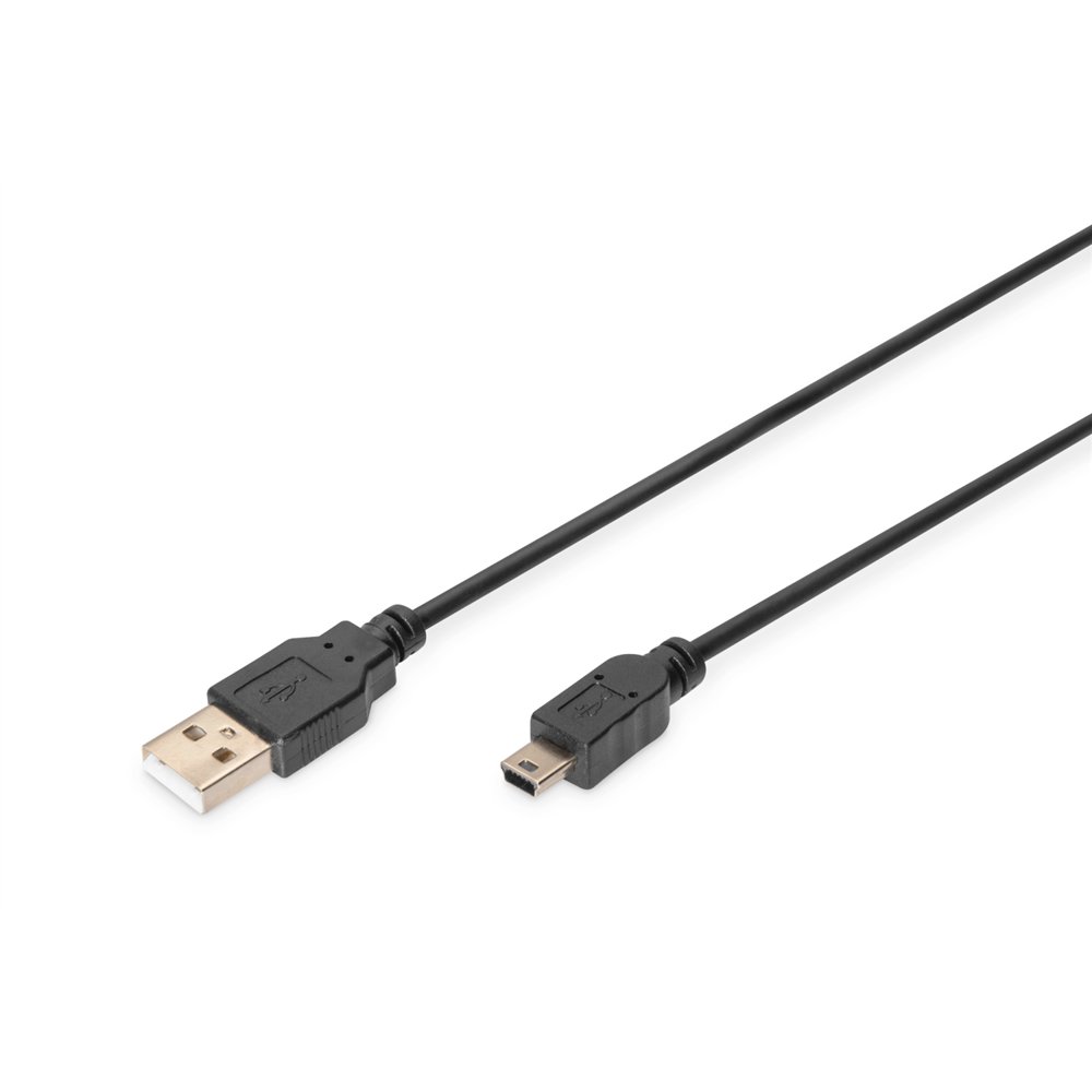 digitus cable de conexión usb-a - mini-b, 1 m