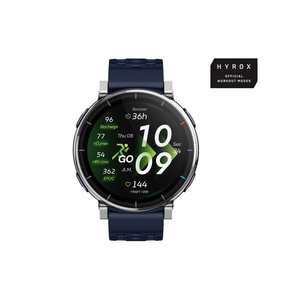 amazfit w2558gl2n relojes inteligentes y deportivos 3,35 cm (1.32") amoled digital 466 x 466 pixeles pantalla táctil plata gps (