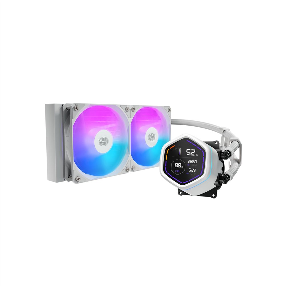 cooler master masterliquid core nex digital procesador sistema de refrigeración líquida todo en uno 12 cm negro 1 pieza(s)