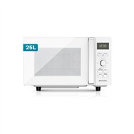 grunkel mwd-25flat microondas blanco solo microondas encimera 25 l 800 w