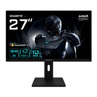 gigabyte g27q3 monitor gaming 27” 2k qhd - 2560 x 1440, 320hz, 1ms, 350 cd/m², freesync premium, display hdr400, hdmi 2.0, displ
