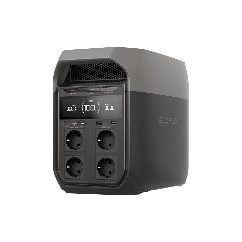 ecoflow delta 3 estación de energía portátil fosfato de hierro-litio (lifepo4) 1800 w 12,5 kg
