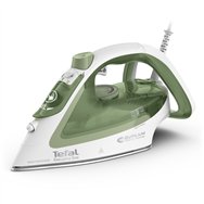 tefal easygliss eco fv5781 plancha vapor-seco suela de durilium airglide 2800 w blanco, verde