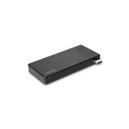 lindy 43336 base para portátil y replicador de puertos alámbrico usb 3.2 gen 1 (3.1 gen 1) type-c negro