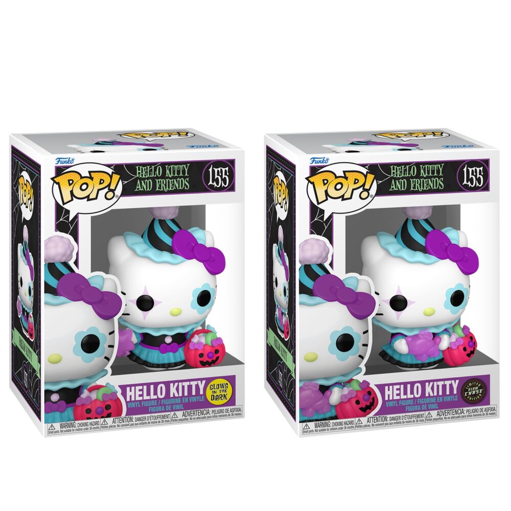 figura pop hello kitty and friends - hello kitty spooky glow 5 + 1 chase