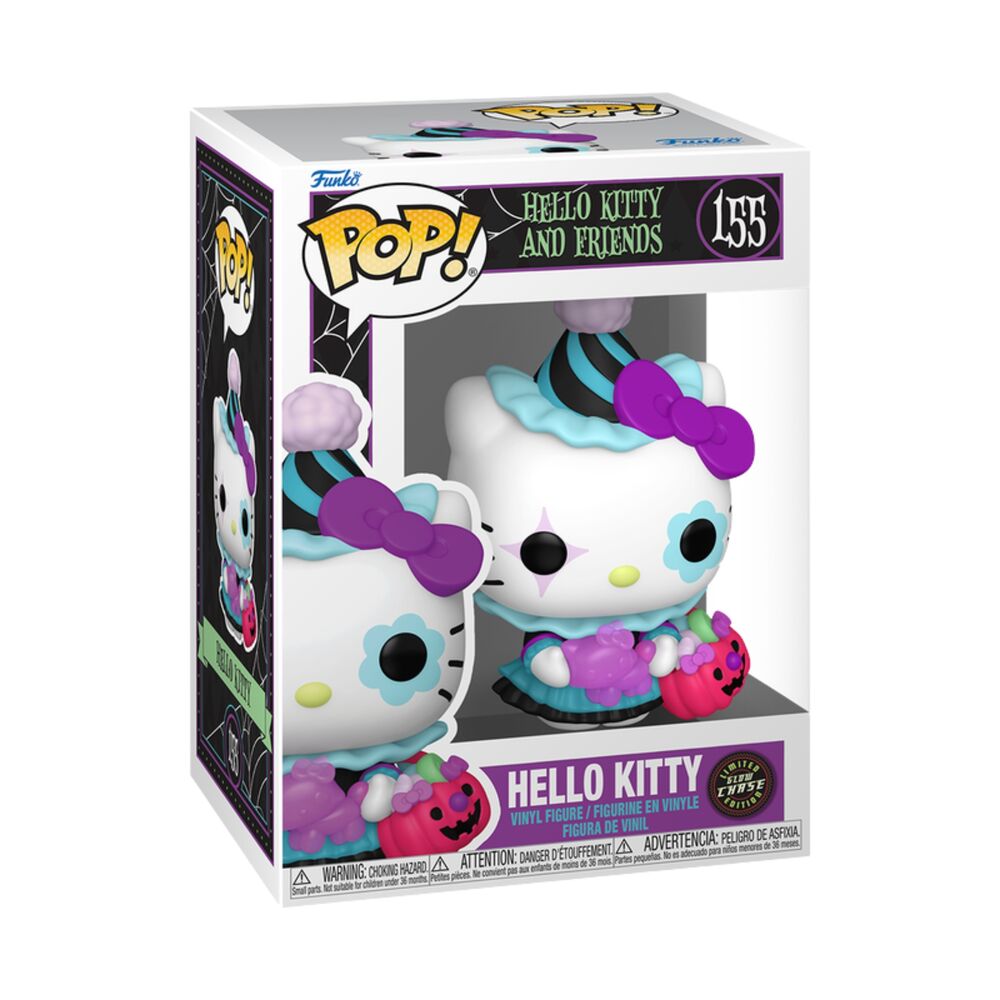 figura pop hello kitty and friends - hello kitty spooky glow chase