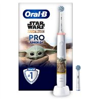 oral-b pro 14876674 cepillo eléctrico para dientes niño cepillo dental giratorio multicolor, blanco