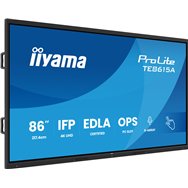 iiyama te8615a-b2ag pantalla de señalización diseño de quiosco 2,17 m (85.6") wifi 550 cd / m² 4k ultra hd negro pantalla táctil