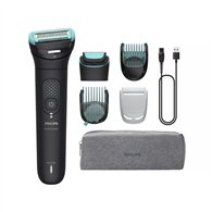 philips 7000 series body groomer bg7470/15 cabezal flexible 2d y sistema de recorte y afeitado