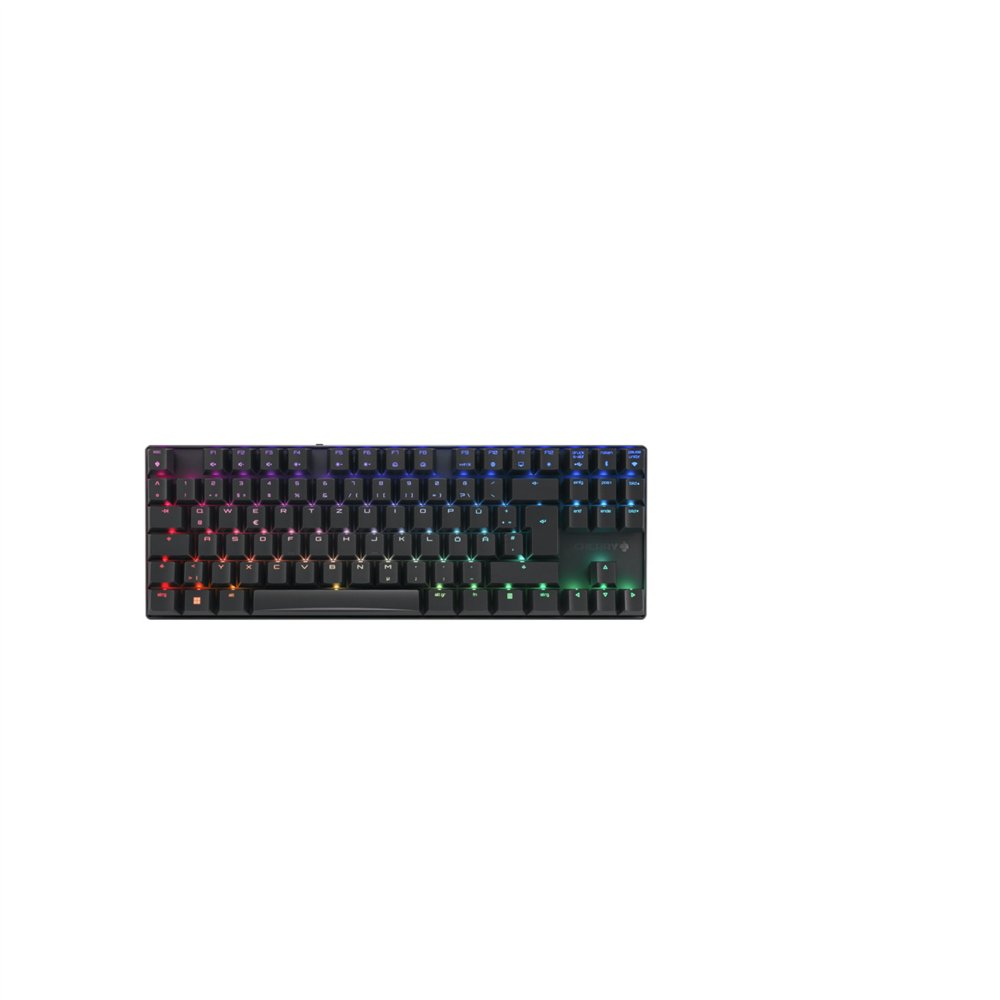 cherry mx 8.2 tkl wireless rgb teclado juego rf wireless + bluetooth qwertz alemán negro