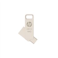 pny hp x206c unidad flash usb 64 gb usb type-a / usb type-c 3.2 gen 1 (3.1 gen 1) plata