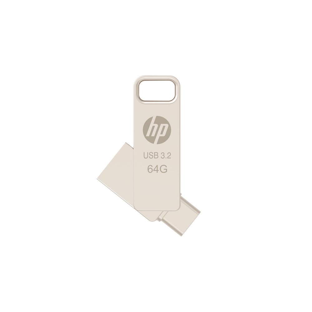 pny hp x206c unidad flash usb 64 gb usb type-a / usb type-c 3.2 gen 1 (3.1 gen 1) plata