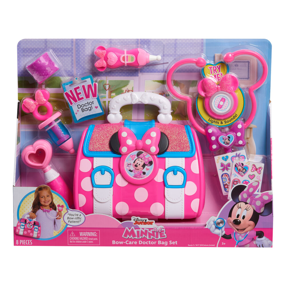 set doctora minnie disney luz y sonido